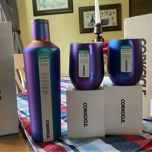 Corkcicle Canteen and 2 Tumblers
